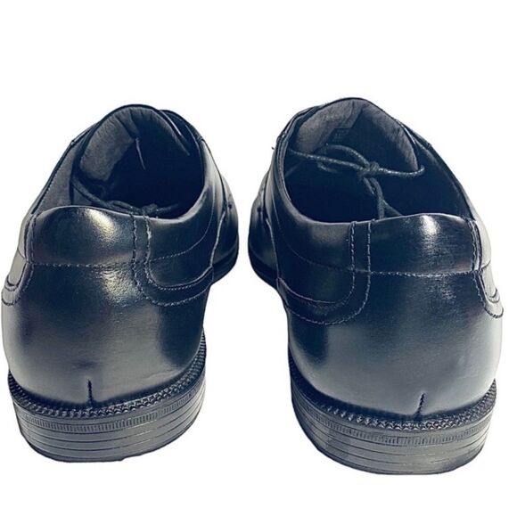 Florsheim Mens Black Leather Oxford Lace Up Size 13 Medium Pre-Owned - Picture 7 of 10